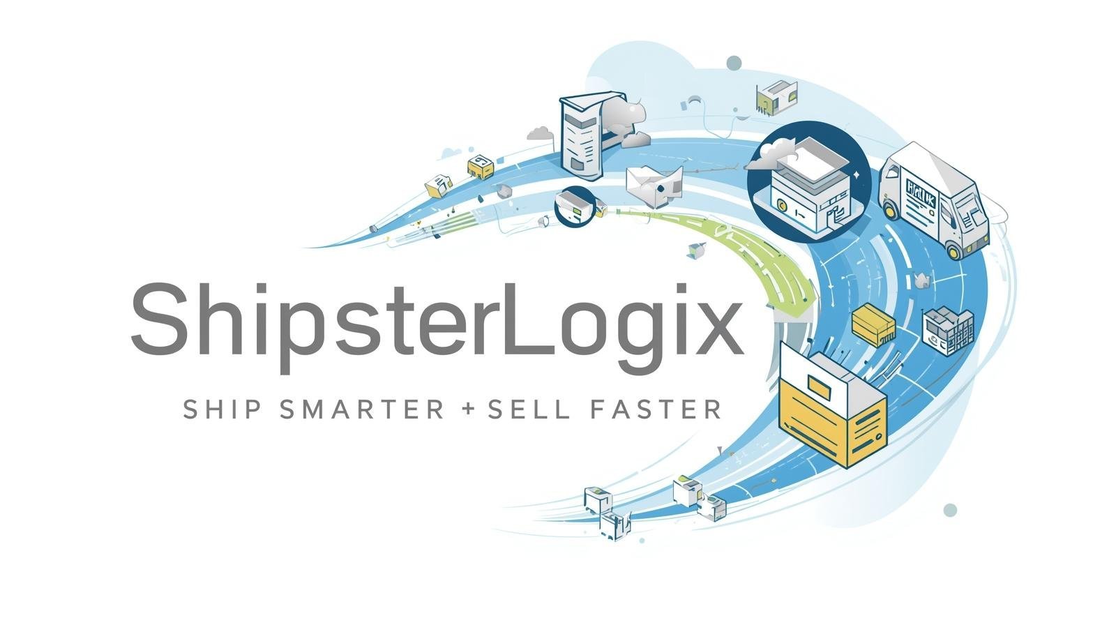 Illustration of smart logistics